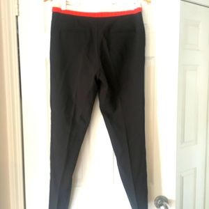 Tuxedo pant with orange detail
